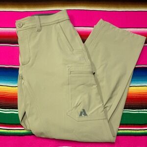Eddie Bauer‎ First Ascent Pants Men 34x30 Khaki Tan Guide Pro Hiking Nylon
